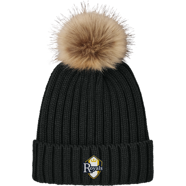 Royals Hockey Club Faux Fur Pom Beanie