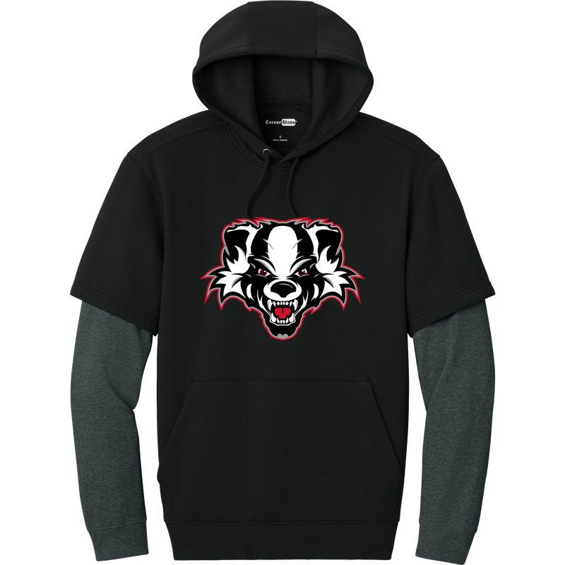 Scary Badgers Tough Fleece Layered Hoodie