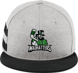 Atlanta Madhatters New Era Shadow Heather Striped Flat Bill Snapback Cap