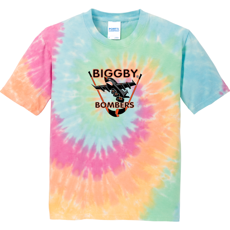 Biggby Bombers Youth Tie-Dye Tee