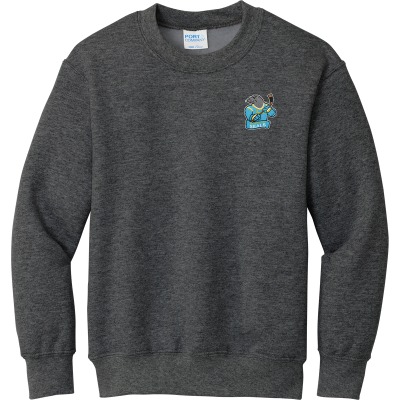 Atlantic City Seals Youth Core Fleece Crewneck Sweatshirt