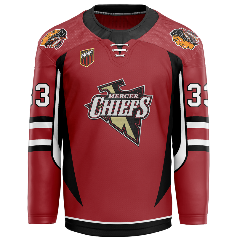 Mercer Chiefs Special Store Youth Player Cut and Sew Jersey